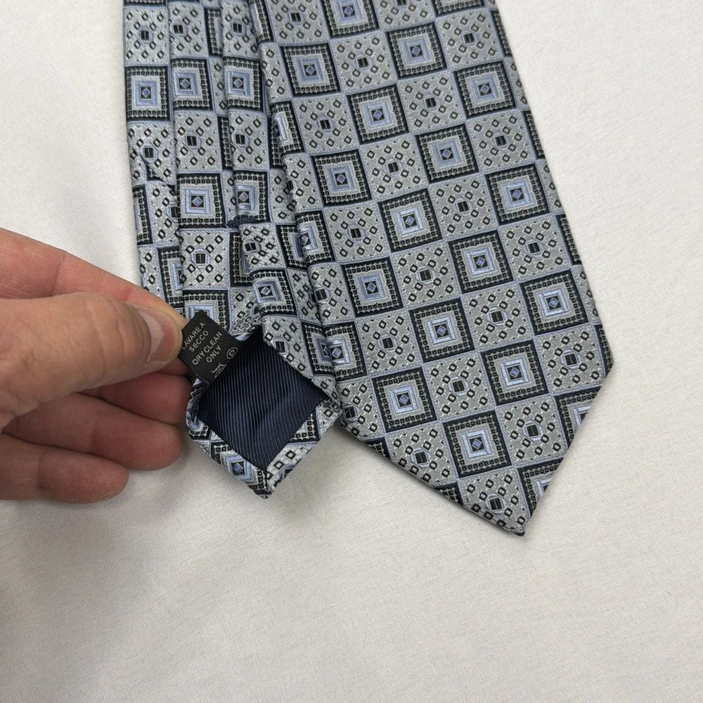 Ermenegildo‎ Zegna Men's Tie 100% Silk Multicolor / Made in Italy/60